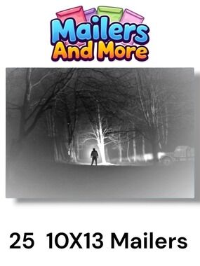 25 10X13 Midnight Creeps Poly Mailers PRICE FIRM Fall